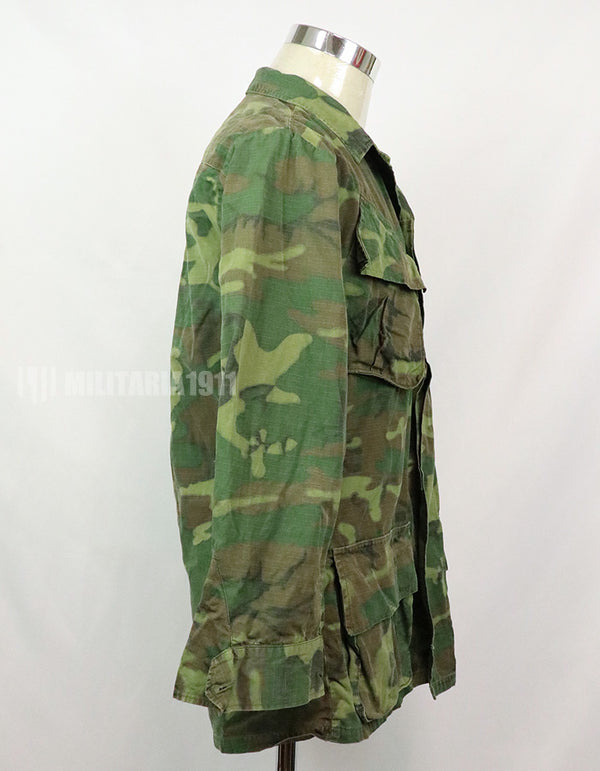実物　アメリカ軍　ERDL ジャングルファティーグ　放出品　中古品 年代不明　退色あり