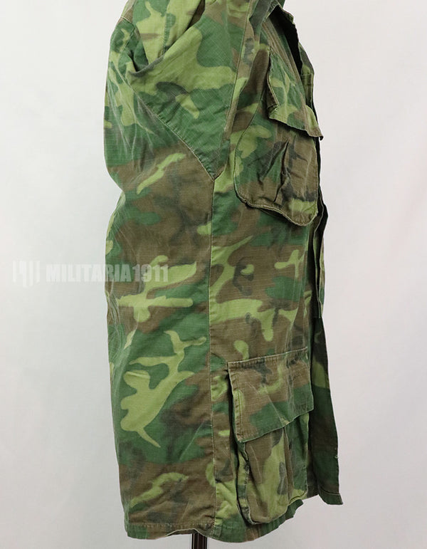 実物　アメリカ軍　ERDL ジャングルファティーグ　放出品　中古品 年代不明　退色あり