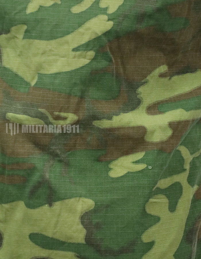 実物　アメリカ軍　ERDL ジャングルファティーグ　放出品　中古品 年代不明　退色あり
