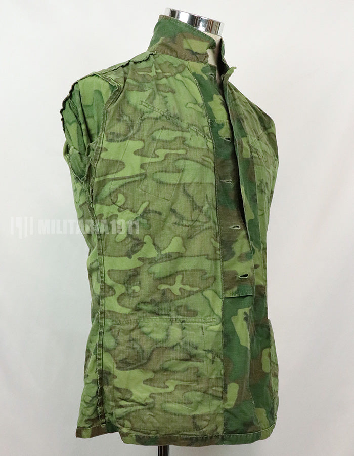 実物　アメリカ軍　ERDL ジャングルファティーグ　放出品　中古品 年代不明　退色あり