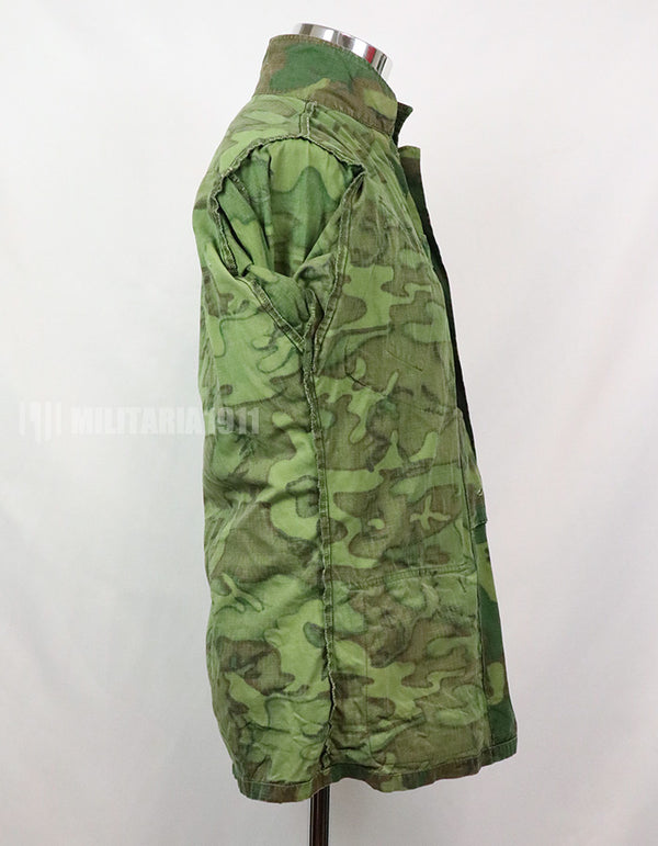 実物　アメリカ軍　ERDL ジャングルファティーグ　放出品　中古品 年代不明　退色あり
