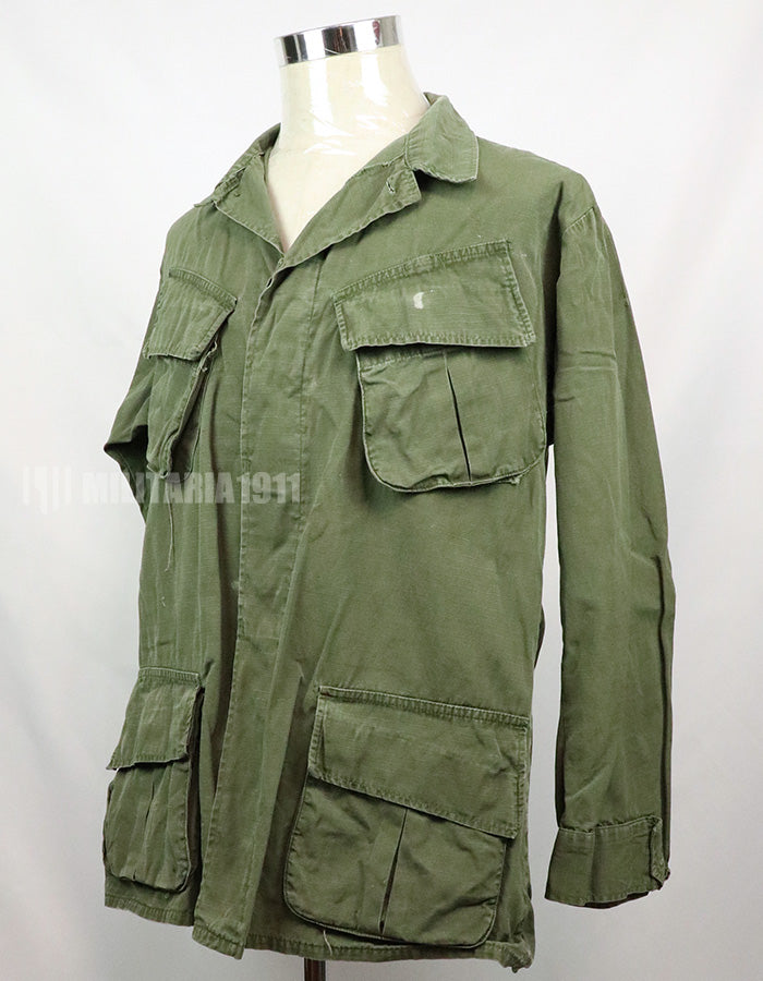 実物　後期型　ジャングルファティーグ　リップストップ　M-R 汚れ・傷ありコンディション