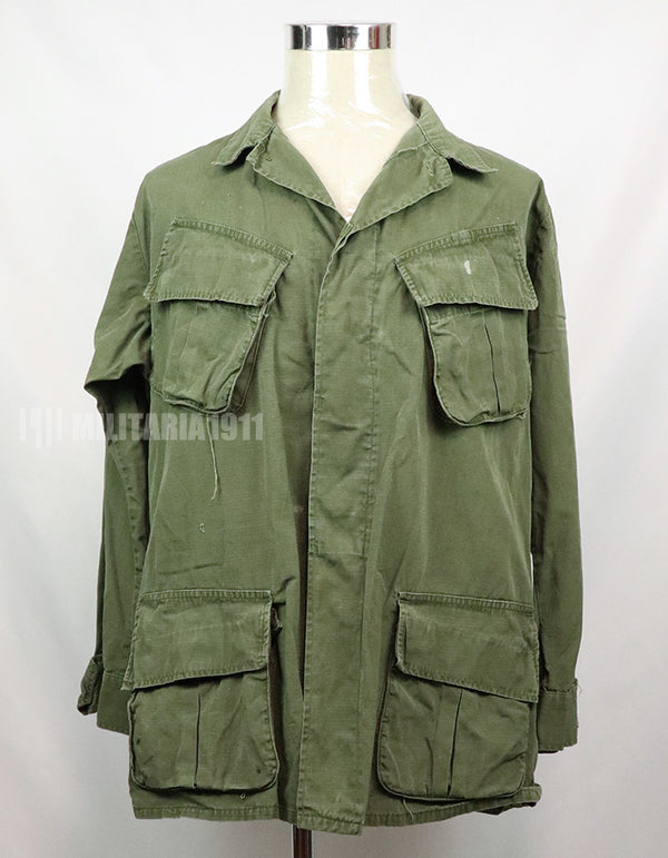 実物　後期型　ジャングルファティーグ　リップストップ　M-R 汚れ・傷ありコンディション
