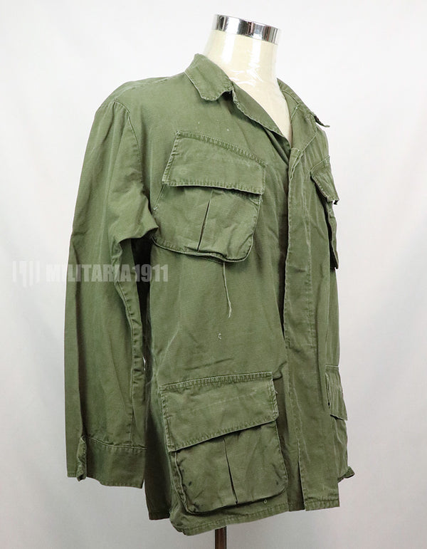実物　後期型　ジャングルファティーグ　リップストップ　M-R 汚れ・傷ありコンディション