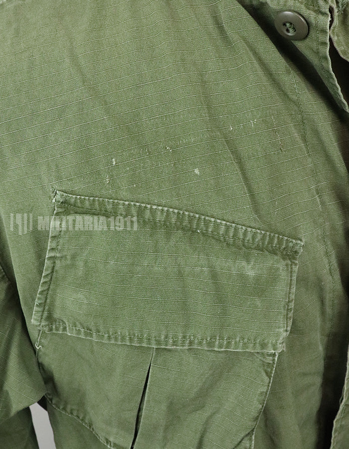 実物　後期型　ジャングルファティーグ　リップストップ　M-R 汚れ・傷ありコンディション