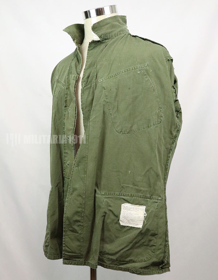 実物　後期型　ジャングルファティーグ　リップストップ　M-R 汚れ・傷ありコンディション