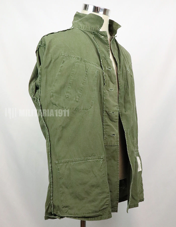 実物　後期型　ジャングルファティーグ　リップストップ　M-R 汚れ・傷ありコンディション