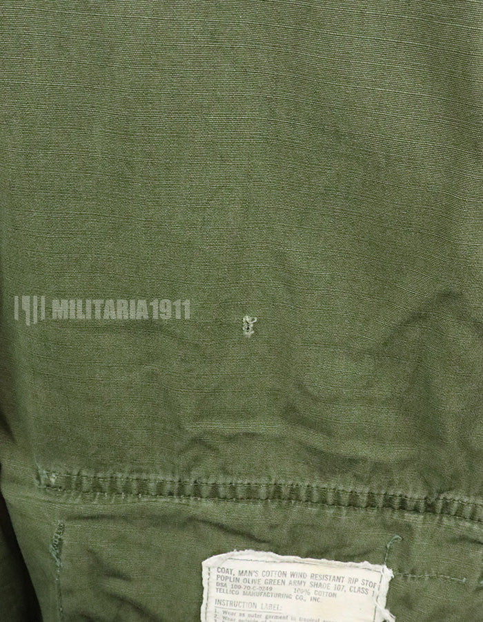 実物　後期型　ジャングルファティーグ　リップストップ　M-R 汚れ・傷ありコンディション
