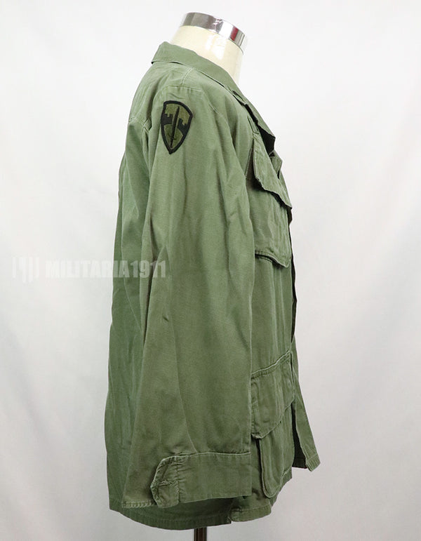 実物　後期型　ジャングルファティーグ　リップストップ　M-S 1970年製 GBパッチ付き（後付け）