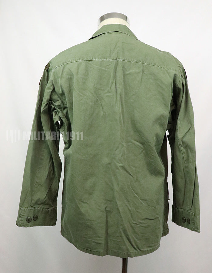 実物　後期型　ジャングルファティーグ　リップストップ　M-S 1970年製 GBパッチ付き（後付け）