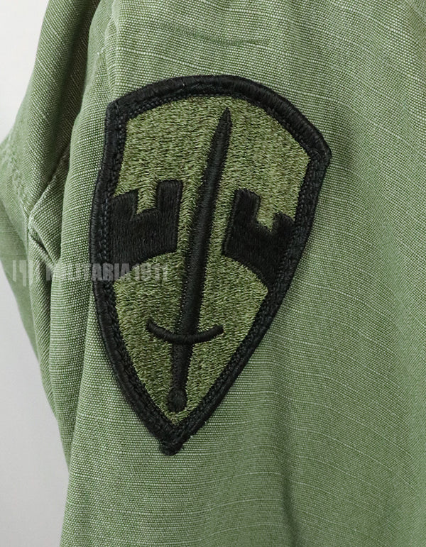 実物　後期型　ジャングルファティーグ　リップストップ　M-S 1970年製 GBパッチ付き（後付け）