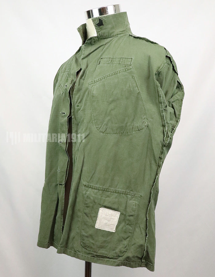実物　後期型　ジャングルファティーグ　リップストップ　M-S 1970年製 GBパッチ付き（後付け）