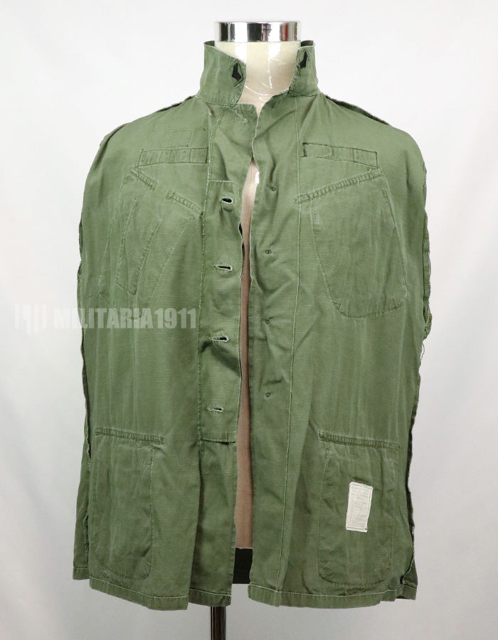 実物　後期型　ジャングルファティーグ　リップストップ　M-S 1970年製 GBパッチ付き（後付け）