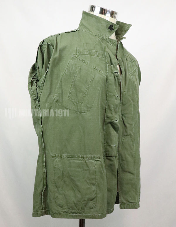 実物　後期型　ジャングルファティーグ　リップストップ　M-S 1970年製 GBパッチ付き（後付け）