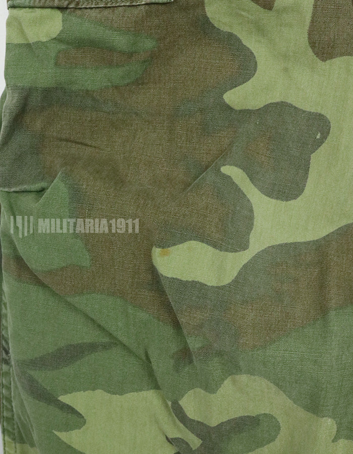 正品ERDL丛林作战裤，非防撕裂面料，有褪色和划痕