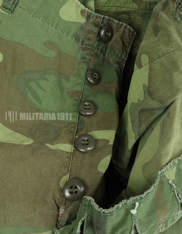 正品ERDL丛林作战裤，非防撕裂面料，有褪色和划痕