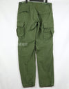 実物　後期型　リップストップ生地　ジャングルファティーグ　パンツ　M-L 裾紐なし　良いコンディション 1969年契約