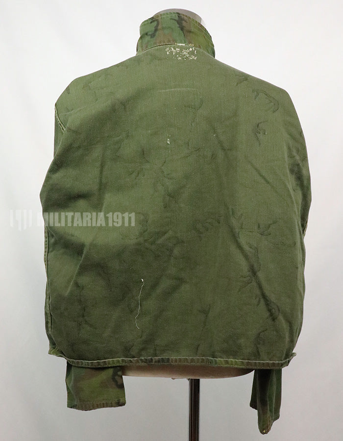 実物　民生品　ハンティングジャケット　インディビジュアルリーフ　カモフラージュ　中古品