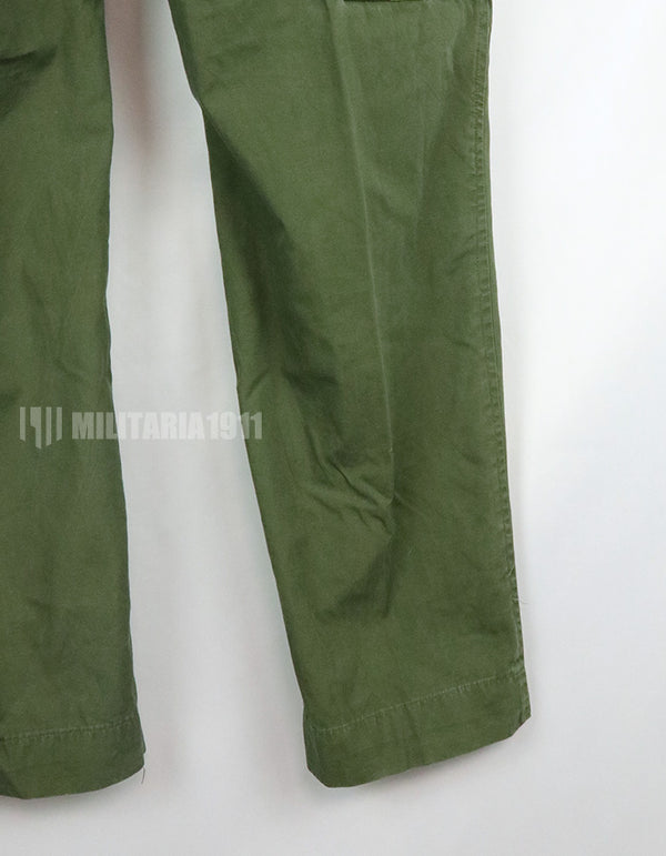 実物　3rd Model　ジャングルファティーグ　パンツ　ノンリップストップ　使用感あり　傷あり　退色あり