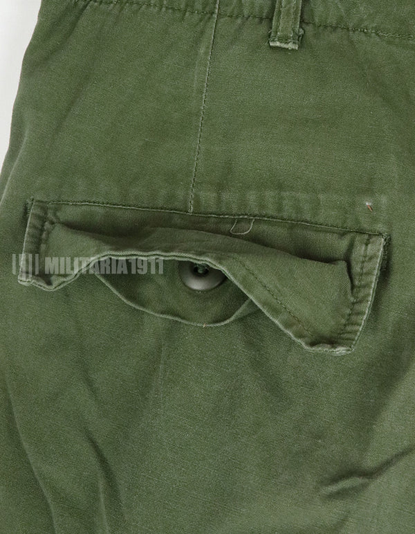 実物　3rd Model　ジャングルファティーグ　パンツ　ノンリップストップ　使用感あり　傷あり　退色あり