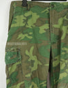 実物　アメリカ軍　ERDL ジャングルファティーグパンツ　使用感あり　リップストップ生地　1968年契約