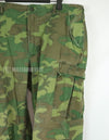 実物　アメリカ軍　ERDL ジャングルファティーグパンツ　使用感あり　リップストップ生地　1968年契約