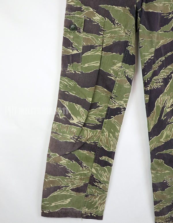 実物　ジョンウェインパターン　タイガーストライプ　Asianカットパンツ　使用感あり　ジッパーフライ改造品　中古品