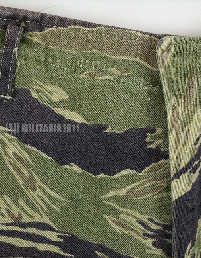 実物　ジョンウェインパターン　タイガーストライプ　Asianカットパンツ　使用感あり　ジッパーフライ改造品　中古品