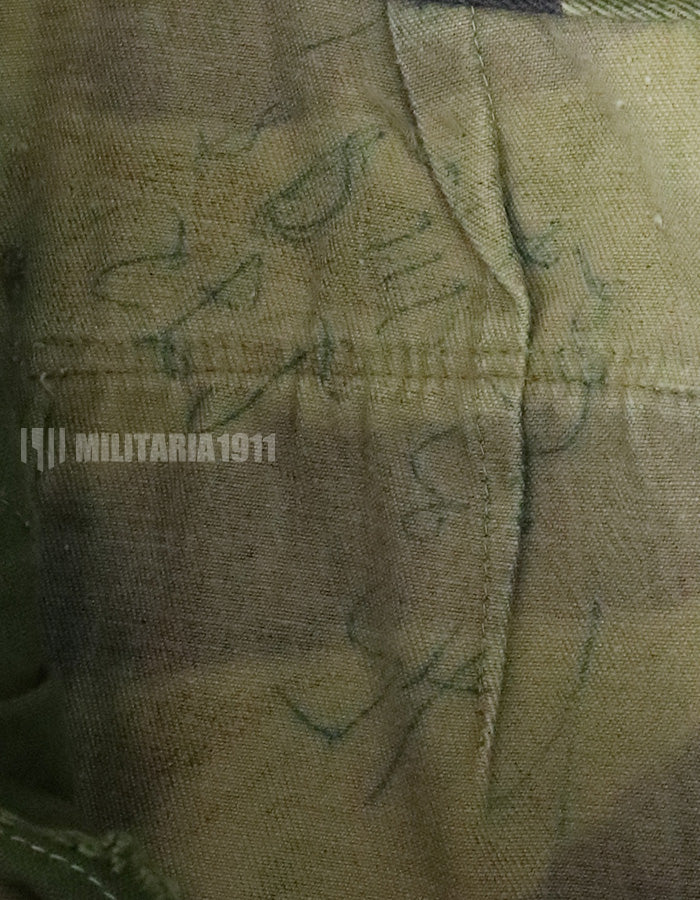 実物　ジョンウェインパターン　タイガーストライプ　Asianカットパンツ　使用感あり　ジッパーフライ改造品　中古品