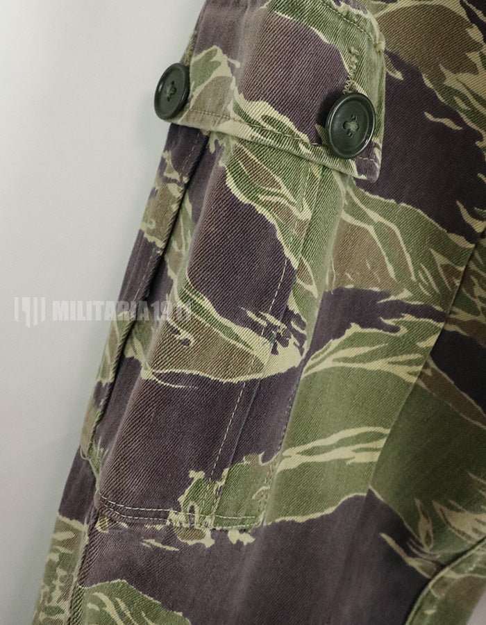 実物　ジョンウェインパターン　タイガーストライプ　Asianカットパンツ　使用感あり　ジッパーフライ改造品　中古品