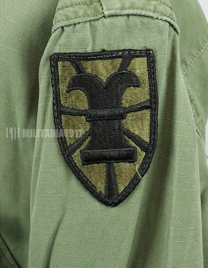 実物　後期型　リップストップ生地　ジャングルファティーグ　パッチ付き　状態良い 1969年契約