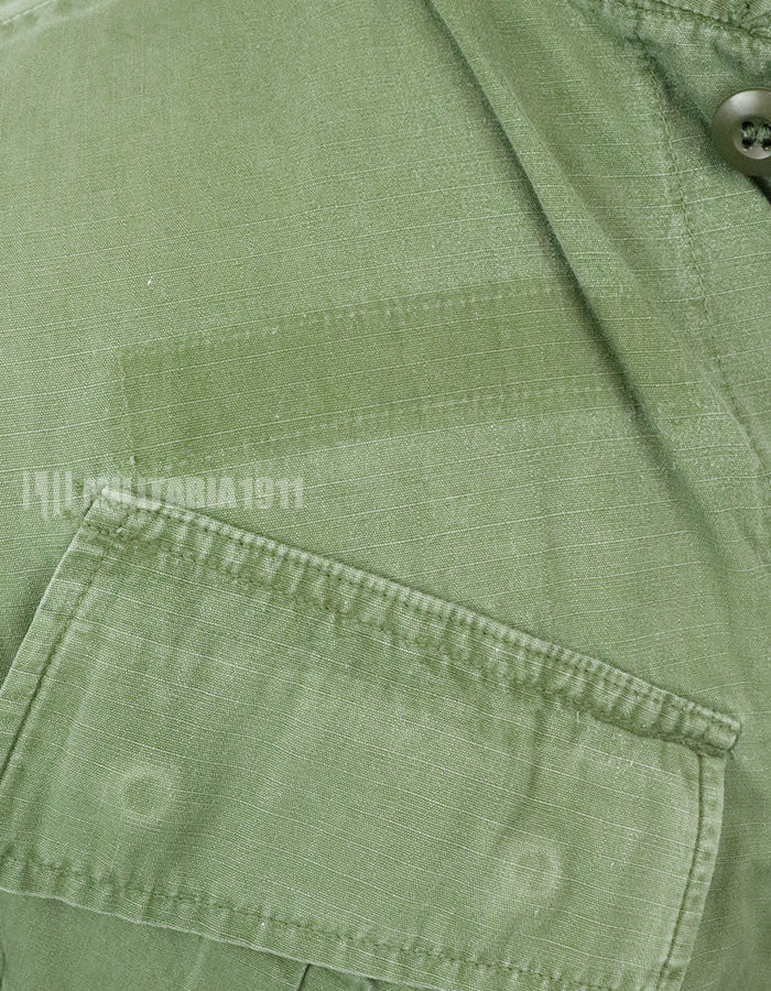 実物　後期型　リップストップ生地　ジャングルファティーグ　パッチ付き　状態良い 1969年契約