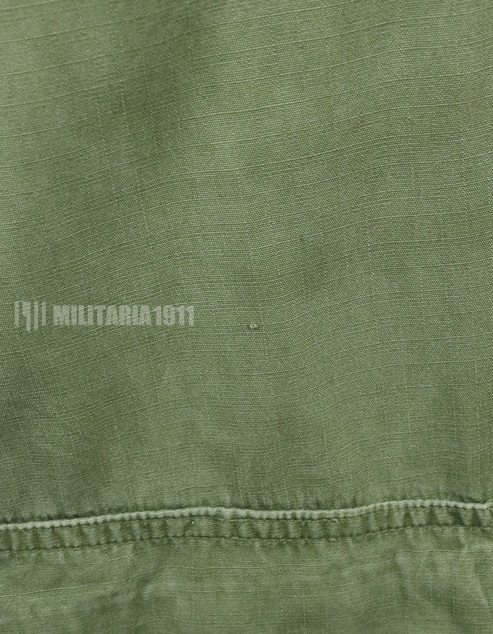 実物　後期型　リップストップ生地　ジャングルファティーグ　パッチ付き　状態良い 1969年契約