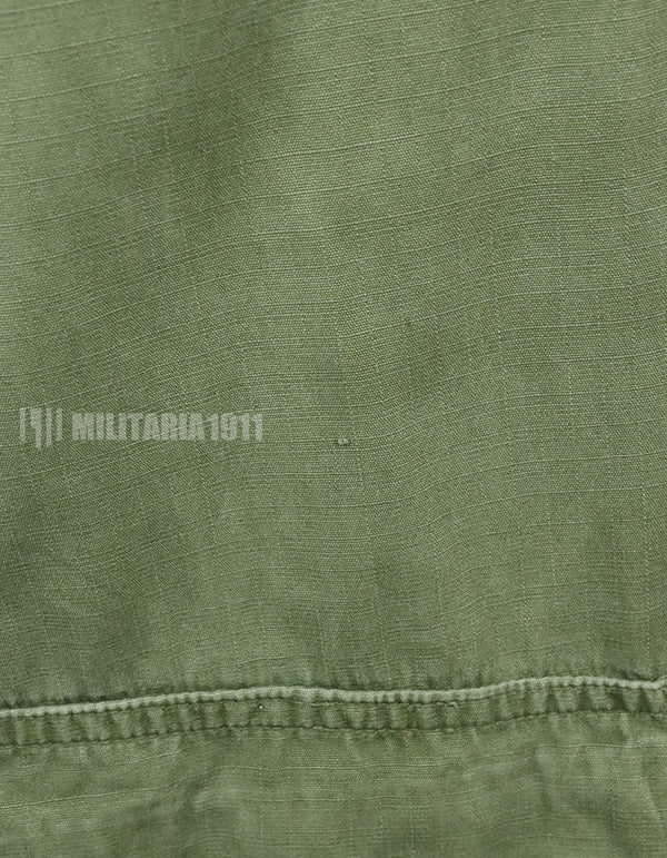 実物　後期型　リップストップ生地　ジャングルファティーグ　パッチ付き　状態良い 1969年契約