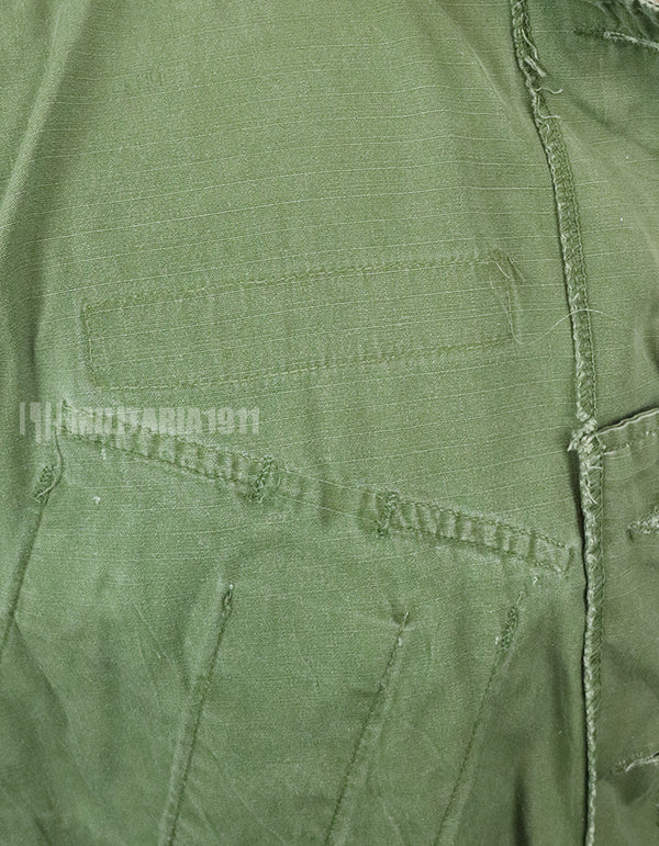 実物　後期型　リップストップ生地　ジャングルファティーグ　パッチ付き　状態良い 1969年契約