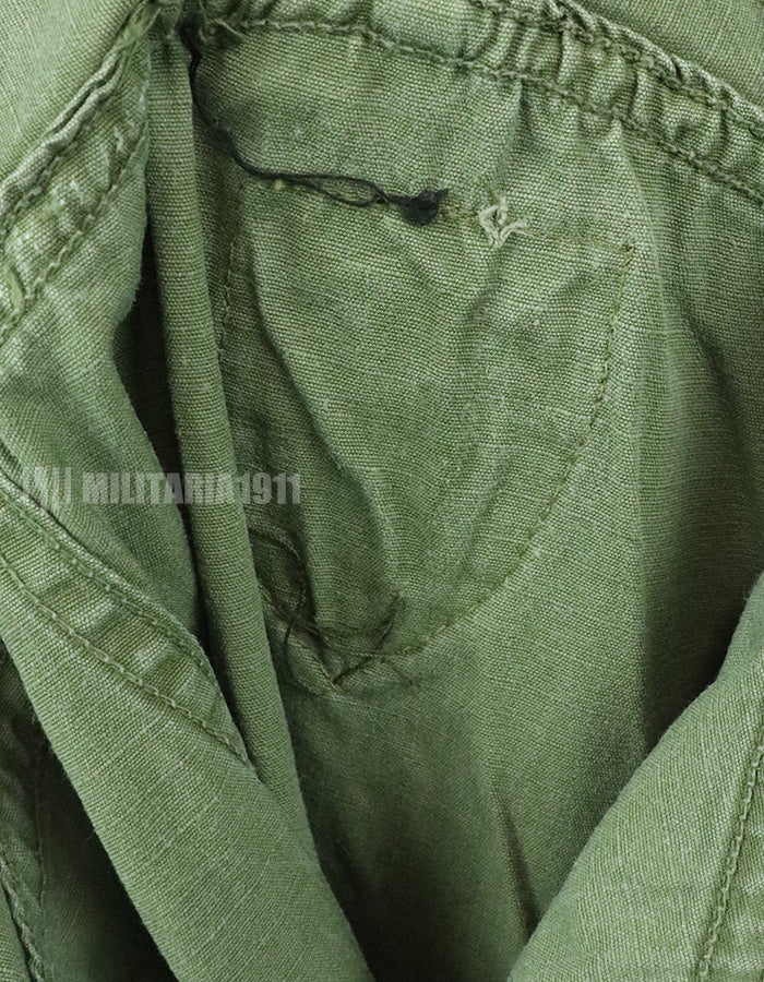実物　後期型　リップストップ生地　ジャングルファティーグ　パッチ付き　状態良い 1969年契約