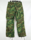実物　アメリカ軍　ERDL ジャングルファティーグパンツ　使用感あり　リップストップ生地　1968年契約 B