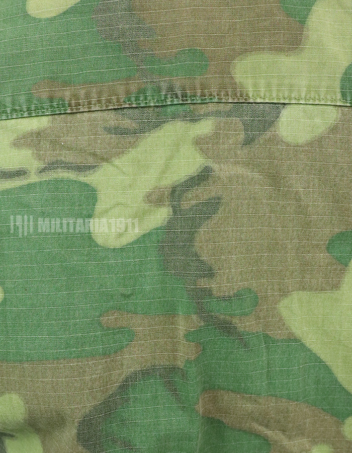 実物　アメリカ軍　1969年製　ERDL　ジャングルファティーグジャケット　使用感あり　中古品