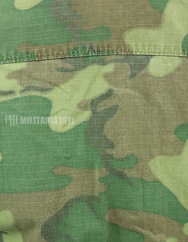 実物　アメリカ軍　1969年製　ERDL　ジャングルファティーグジャケット　使用感あり　中古品