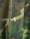 実物　アメリカ軍 USMC　製造年不明　ERDL　ジャングルファティーグジャケット 使用感あり　中古品 グリーンリーフ