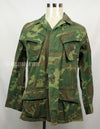 実物　アメリカ軍 USMC　1969年製　ERDL　ジャングルファティーグジャケット 使用感あり　中古品 グリーンリーフ