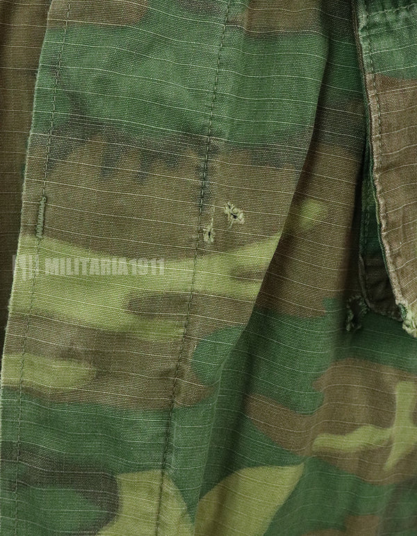 実物　アメリカ軍 USMC　1969年製　ERDL　ジャングルファティーグジャケット 使用感あり　中古品 グリーンリーフ