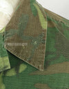 実物　アメリカ軍 USMC　1969年製　ERDL　ジャングルファティーグジャケット 使用感あり　中古品 グリーンリーフ