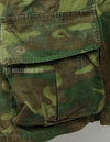 実物　アメリカ軍 USMC　1969年製　ERDL　ジャングルファティーグジャケット 使用感あり　中古品 グリーンリーフ