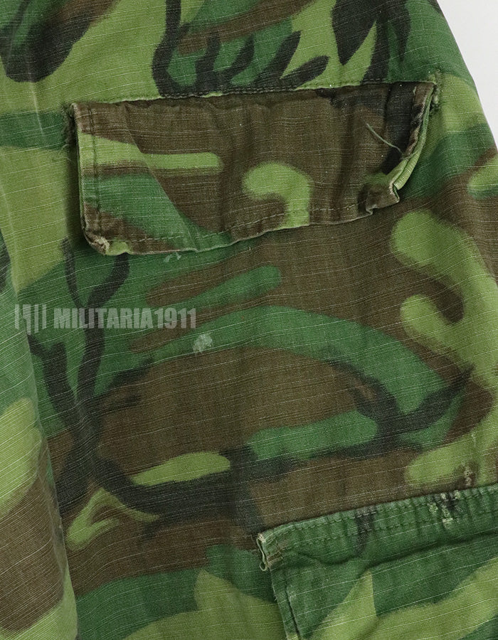 実物　アメリカ軍 USMC　1969年製　ERDL　ジャングルファティーグパンツ　グリーンリーフ　使用感あり　汚れあり