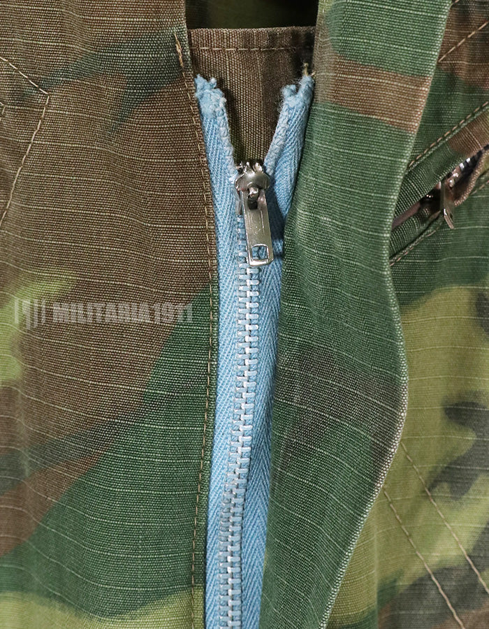 実物　南ベトナム空軍　ERDL　ローカルメイドフライトスーツ　汚れ、ジッパー・ボタン破損あり