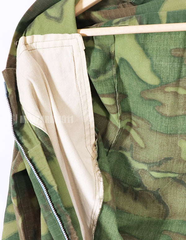 実物　南ベトナム空軍　ERDL　ローカルメイドフライトスーツ　汚れ、ジッパー・ボタン破損あり