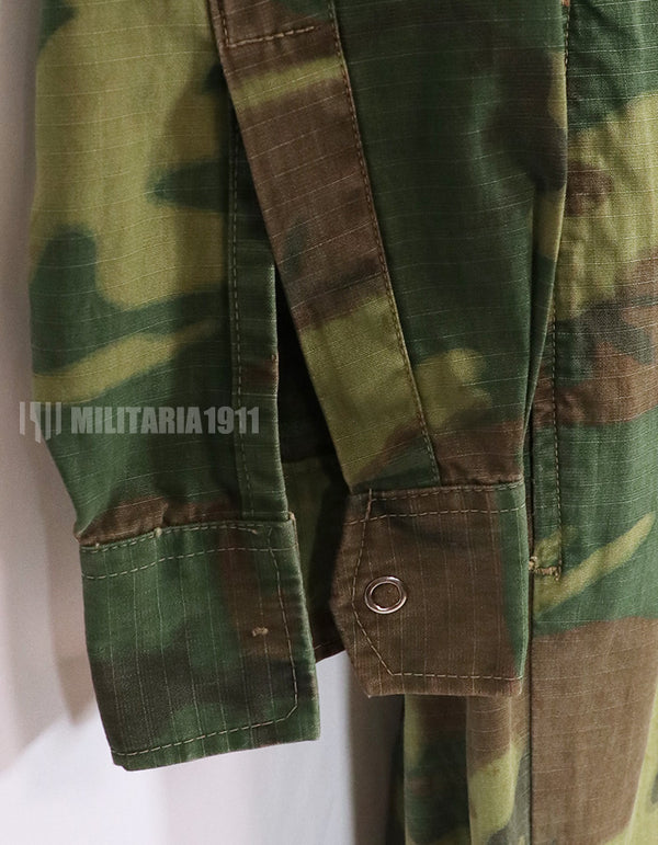 実物　南ベトナム空軍　ERDL　ローカルメイドフライトスーツ　汚れ、ジッパー・ボタン破損あり