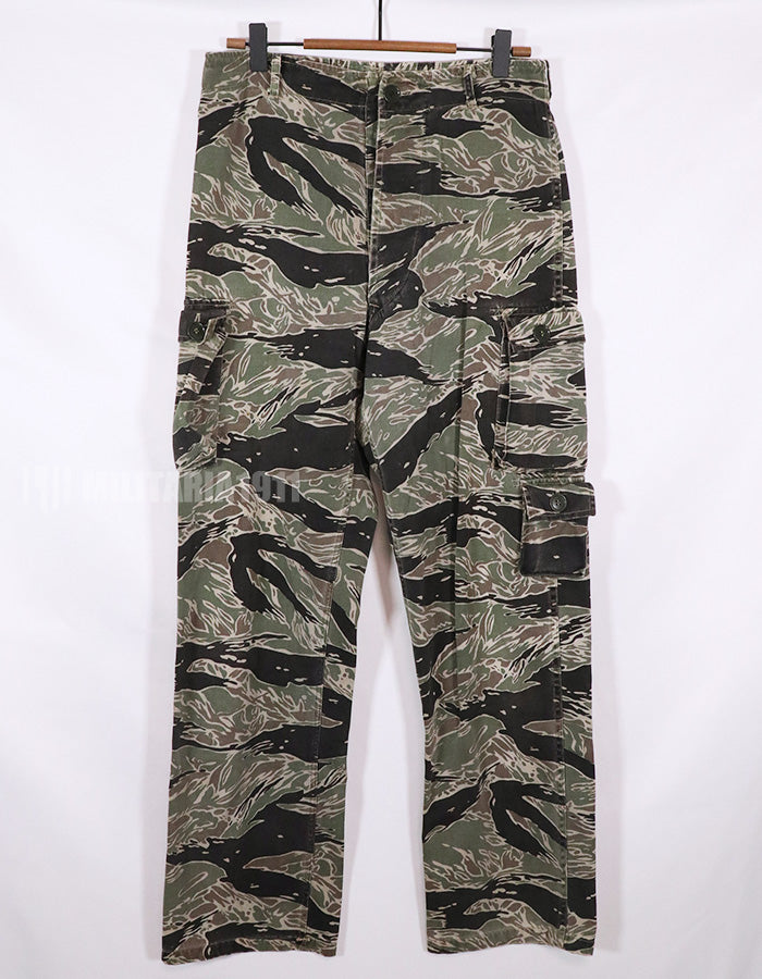 実物　シルバータイガー　タイガーストライプ　Asian Cut パンツ　退色あり　中古品