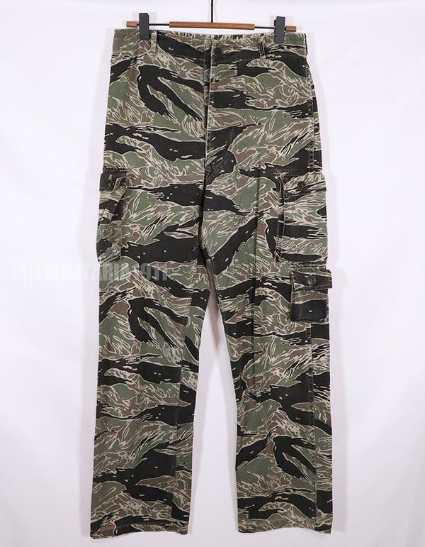 実物　シルバータイガー　タイガーストライプ　Asian Cut パンツ　退色あり　中古品
